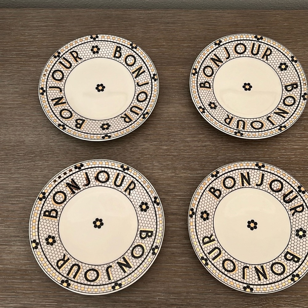 Anthropologie 4 plates